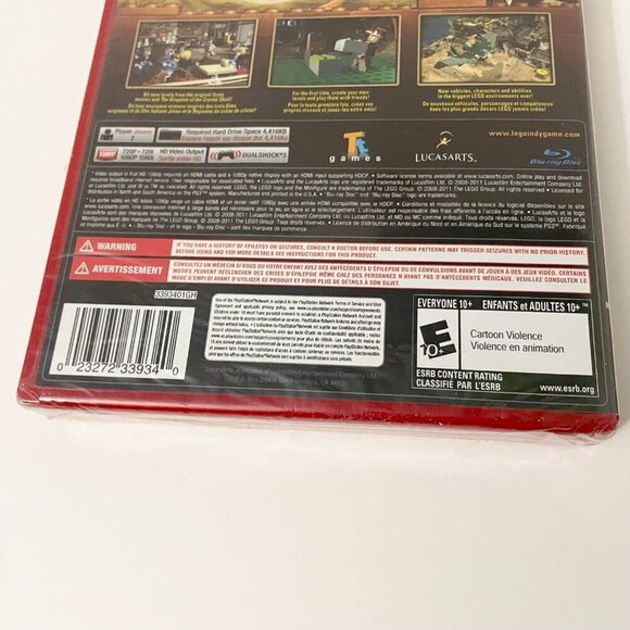 PS3 Lego Indiana Jones 2 The Adventure Continues Video Game Sealed - Picture 11 of 13